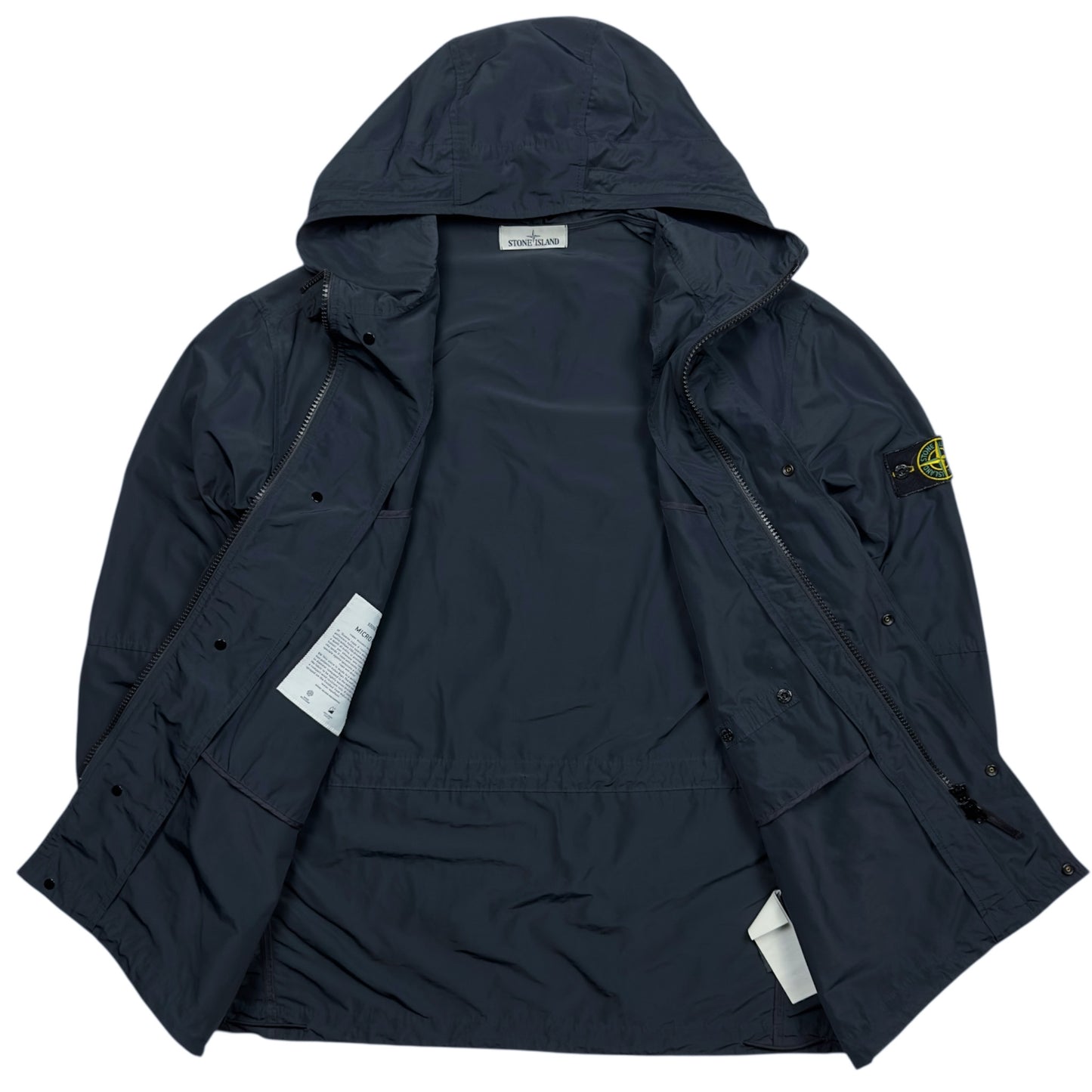 S/S 18 Stone Island Micro Reps Parka Jacket - Navy