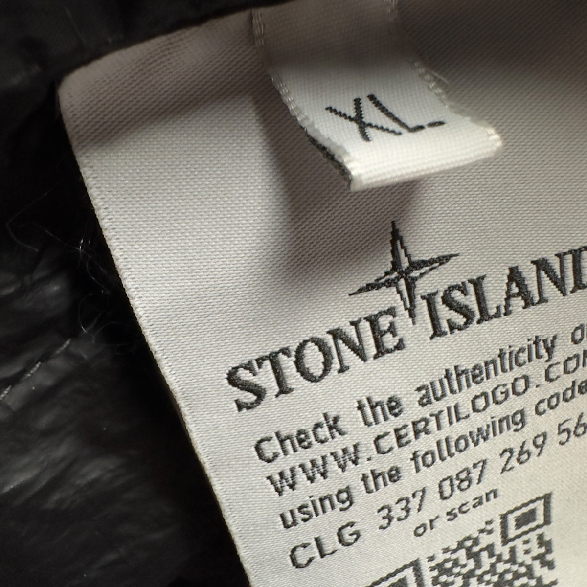 A/W 16 Stone Island House Check Jacquard Nylon Metal Black Watro Cargo Trousers