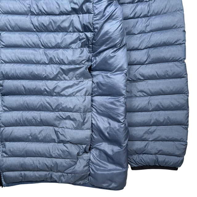 A/W 22 Stone Island Loom Woven Chambers R-Nylon Down TC Puffer Jacket - Avio Blue