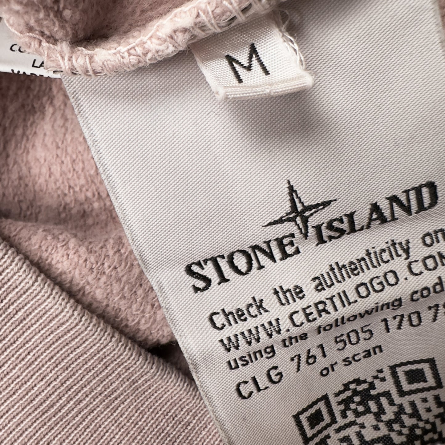 A/W 16 Stone Island Lightweight Sweater - Dusty Pink