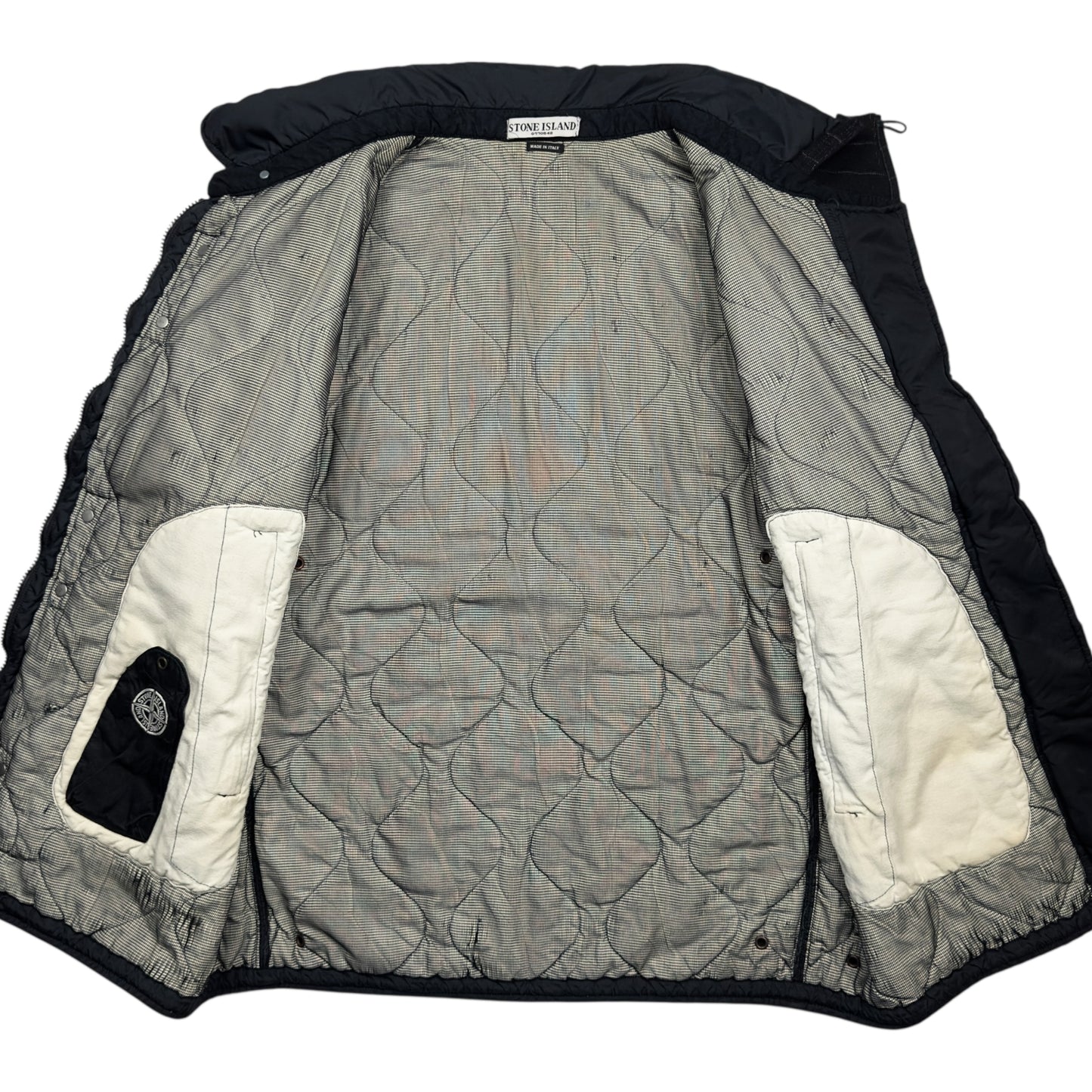 A/W 03 Stone Island Mesh Quilted Vintage Jacket