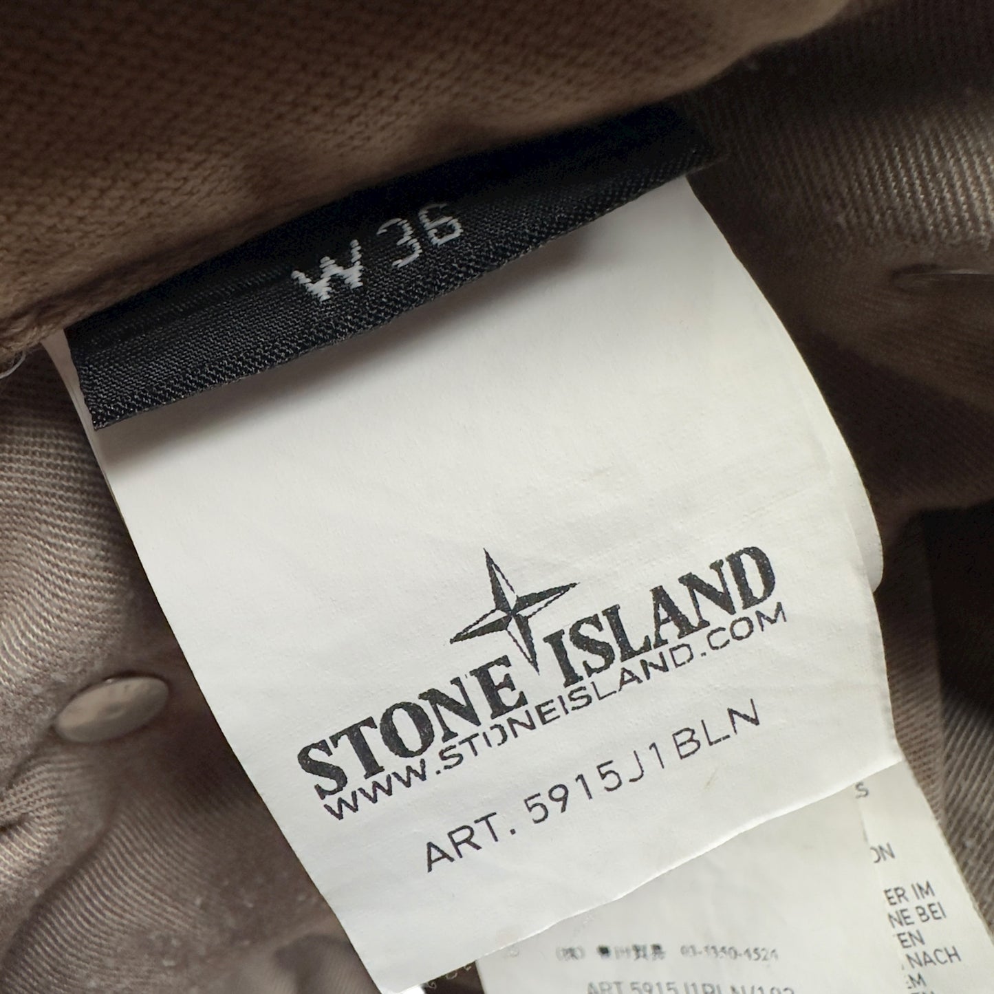 A/W 13 Stone Island Cotton Trousers - Brown