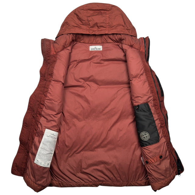 A/W 21 Stone Island Crinkle Reps R NY Down Gilet - Rust