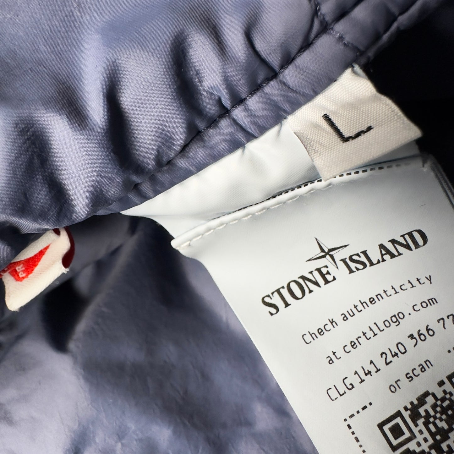 A/W 22 Stone Island Crinkle Reps R-NY with Primaloft Jacket - Blue