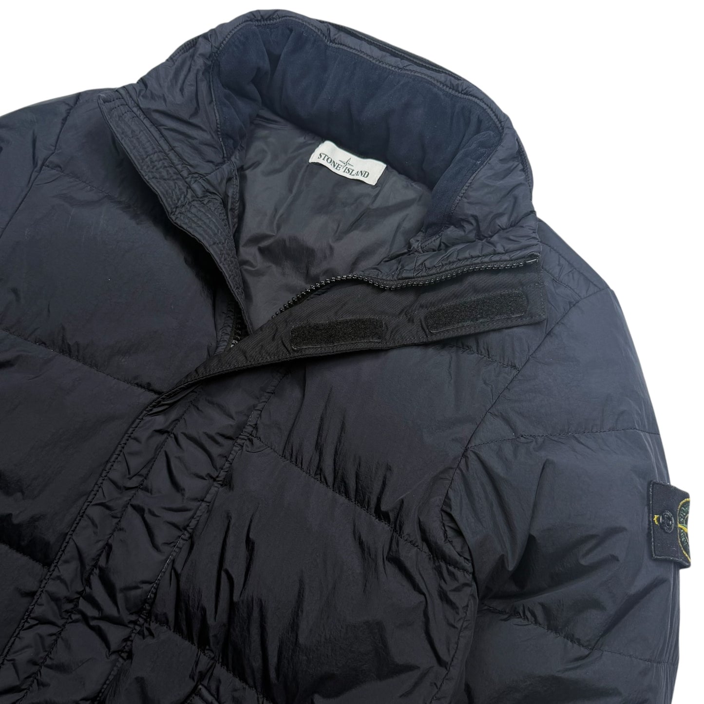 A/W 16 Stone Island Crinkle Reps NY Down Puffer Jacket - Navy