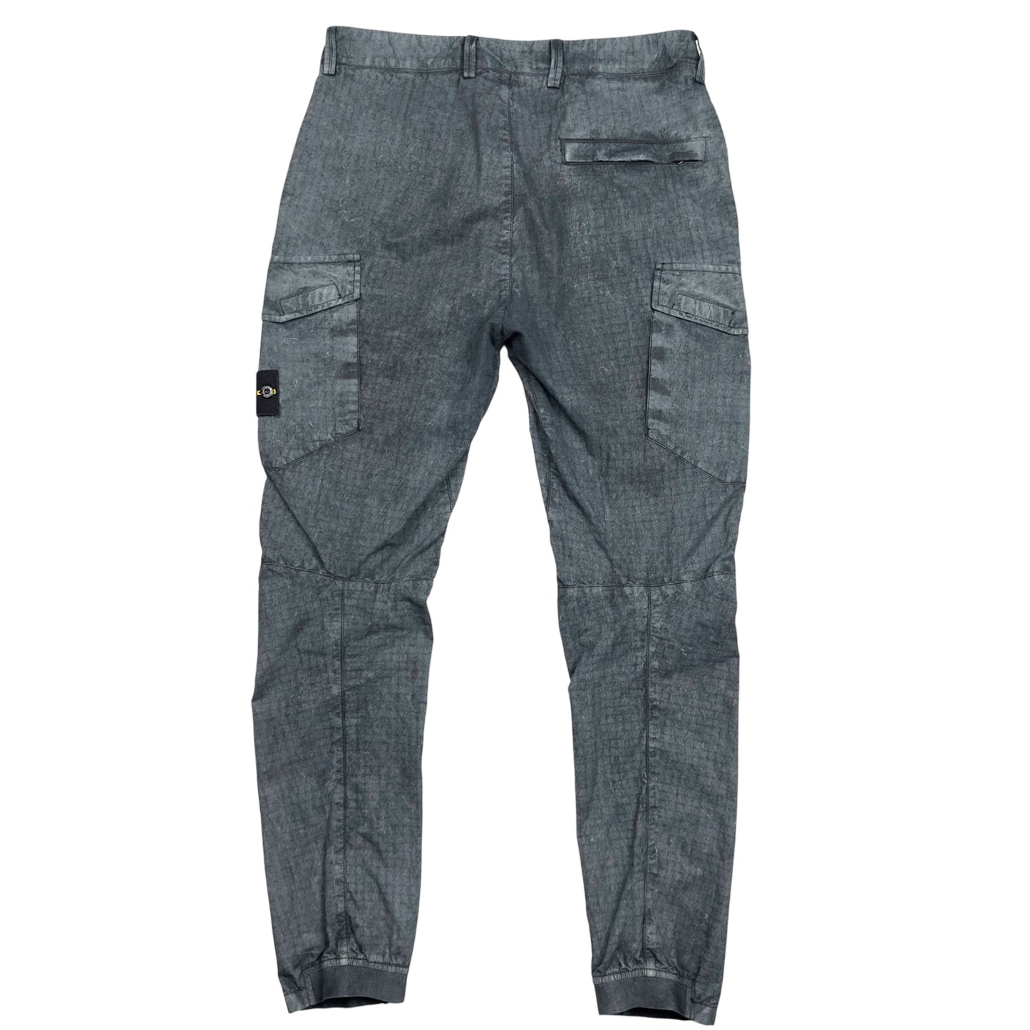 S/S 17 Stone Island Dust Treatment House Check Cargo Trousers
