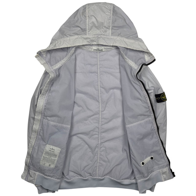 A/W 18 Stone Island Lamy Flock Jacket - White