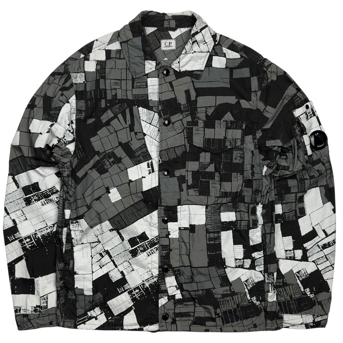 C.P. Company 50 Fili Mutated Block Camo Overshirt Jacket
