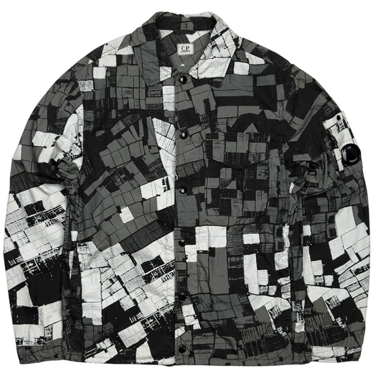 C.P. Company 50 Fili Mutated Block Camo Overshirt Jacket