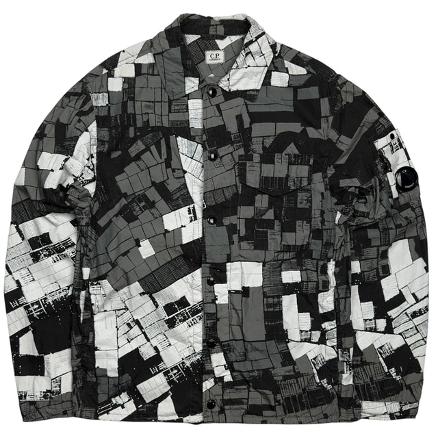 C.P. Company 50 Fili Mutated Block Camo Overshirt Jacket