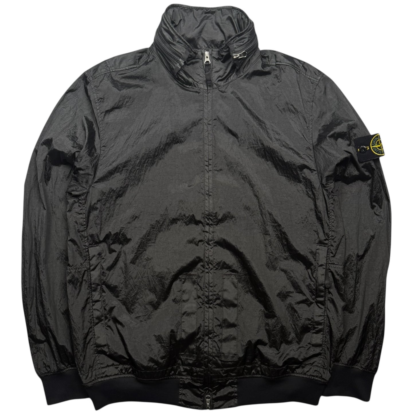 S/S 23 Stone Island Nylon Metal Watro ECONYL Jacket - Charcoal