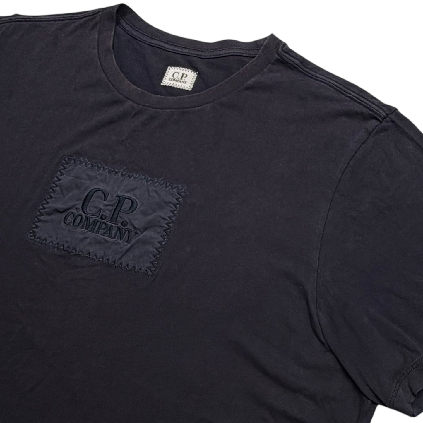 C.P. Company Big Stitch Logo T-Shirt - Navy