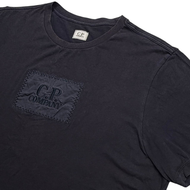 C.P. Company Big Stitch Logo T-Shirt - Navy