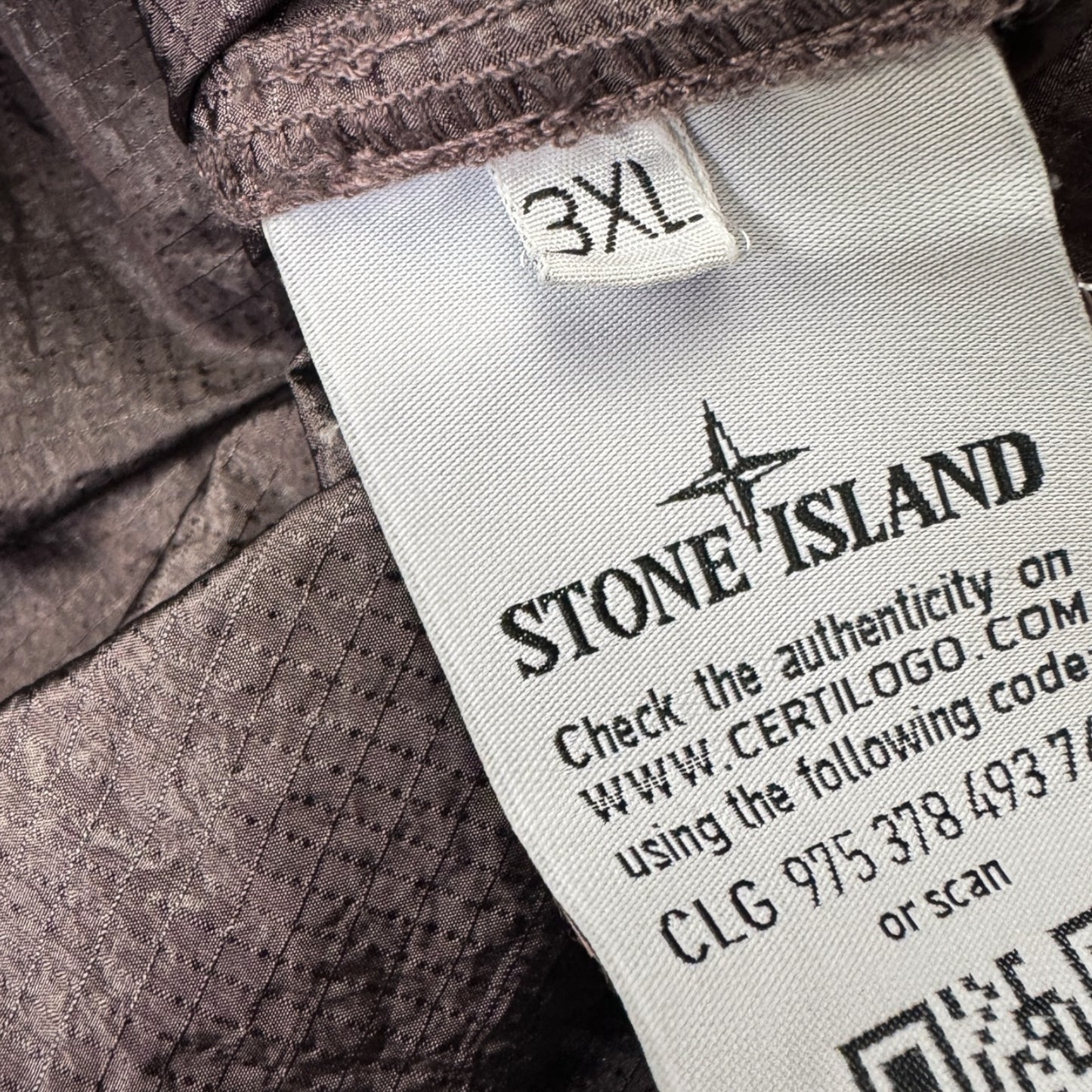 S/S 19 Stone Island Nylon Metal Ripstop Overshirt - Chocolate