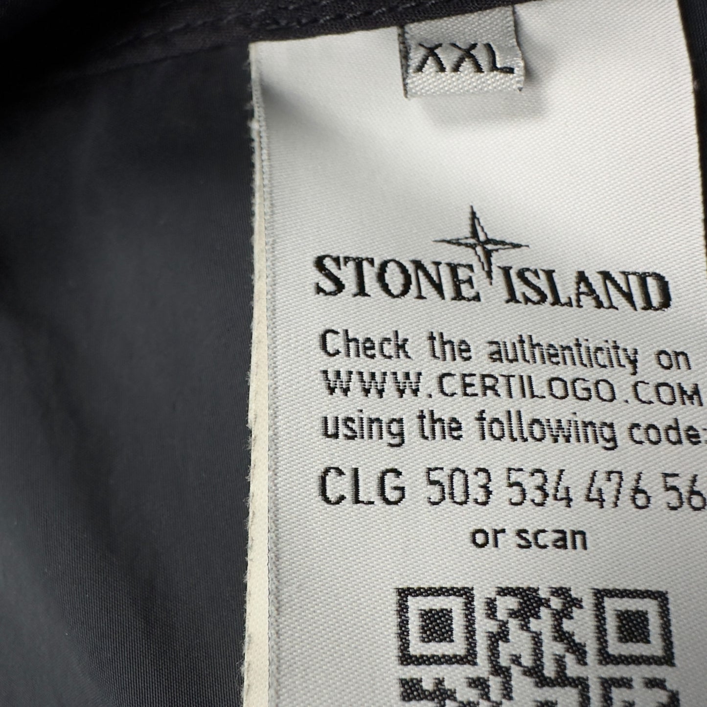 S/S 18 Stone Island Micro Reps Parka Jacket - Navy