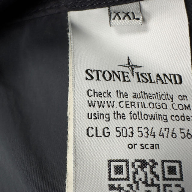 S/S 18 Stone Island Micro Reps Parka Jacket - Navy