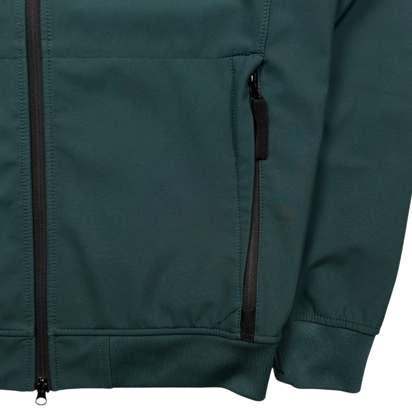 S/S 23 Stone Island Light Soft Shell-R Jacket with e-dye Technology - Dark Green