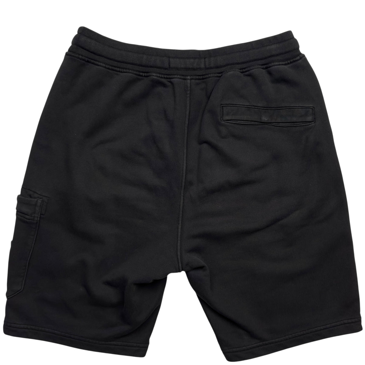 S/S 20 Stone Island Cotton Jersey Cargo Shorts - Black