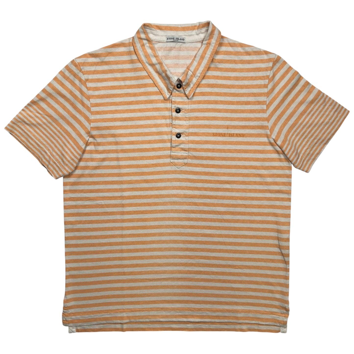 S/S 07 Stone Island Striped Polo Shirt