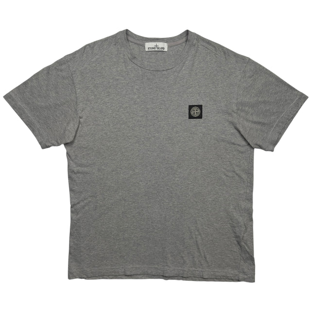 S/S 19 Stone Island Patch T-Shirt - Grey