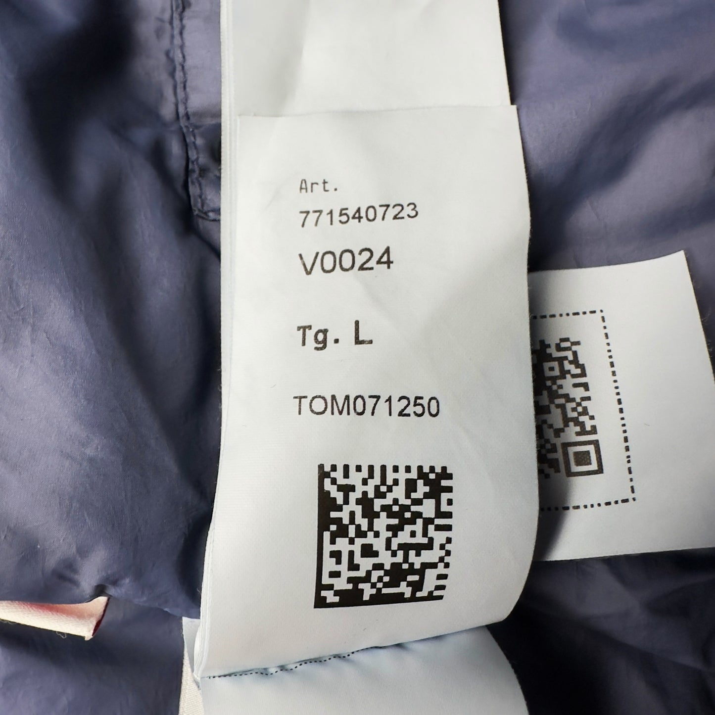 A/W 22 Stone Island Crinkle Reps R-NY with Primaloft Jacket - Blue