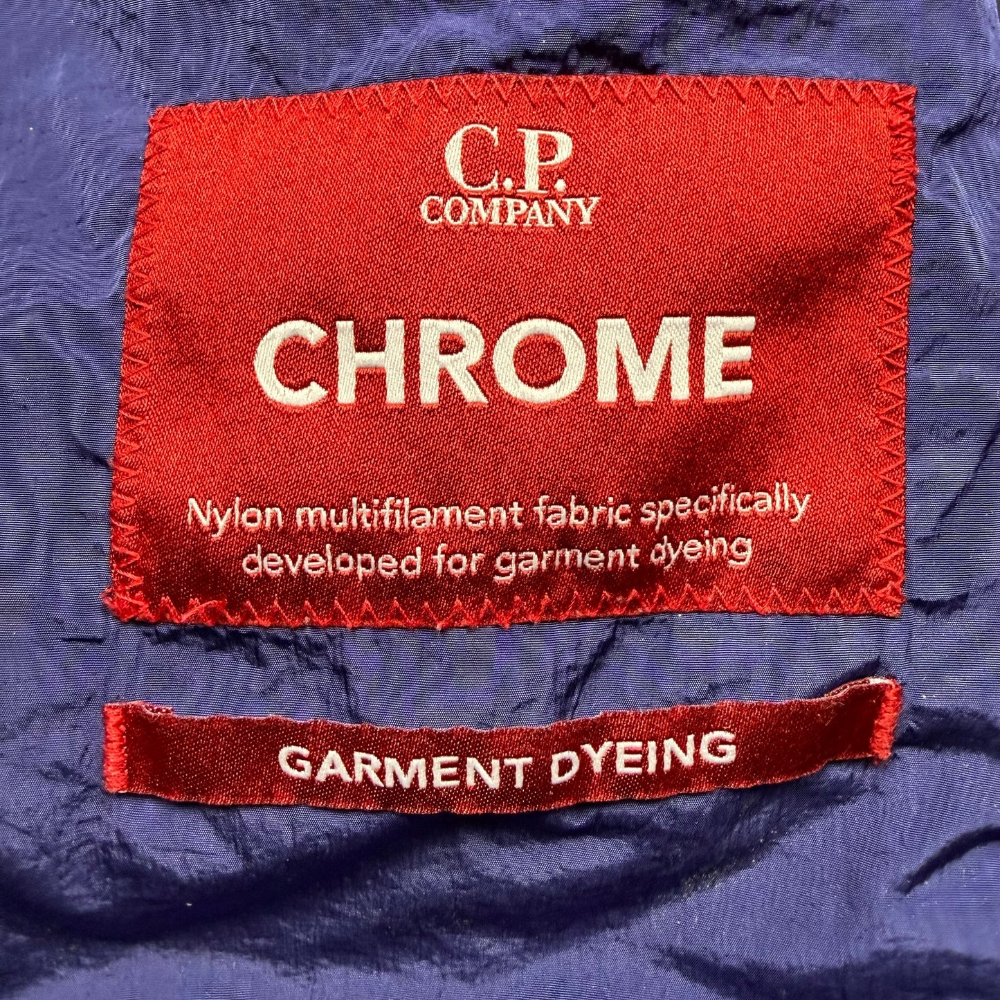 C.P. Company Chrome Nylon Goggle Jacket - Navy