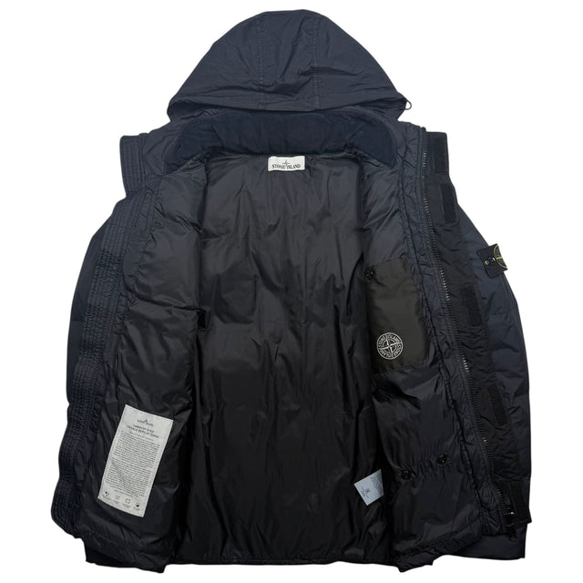 A/W 16 Stone Island Crinkle Reps NY Down Puffer Jacket - Navy