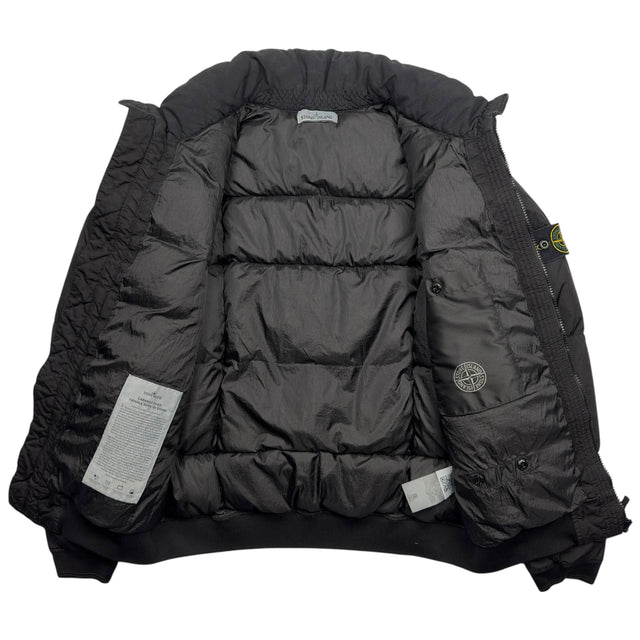 A/W 18 Stone Island Crinkle Reps NY Down Puffer Jacket - Black