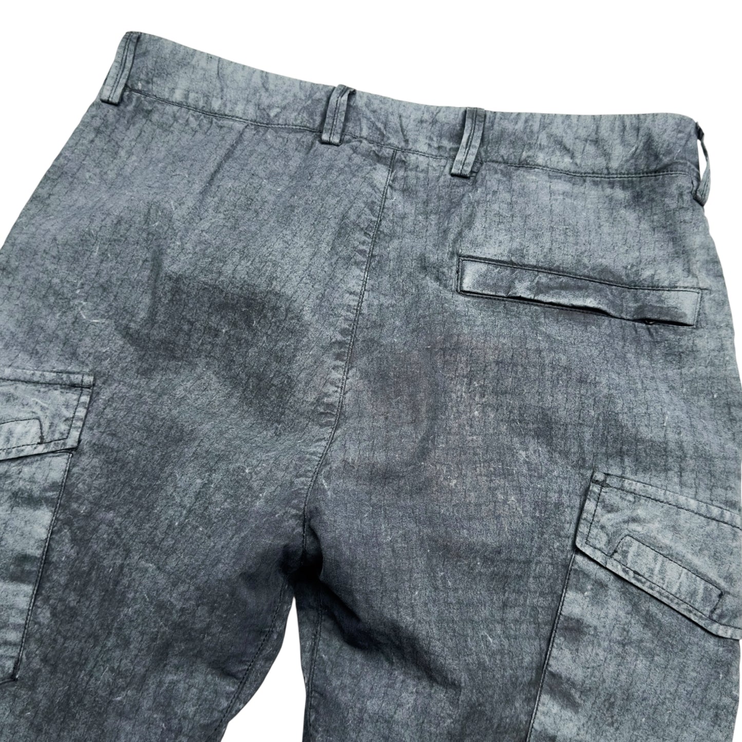 S/S 17 Stone Island Dust Treatment House Check Cargo Trousers