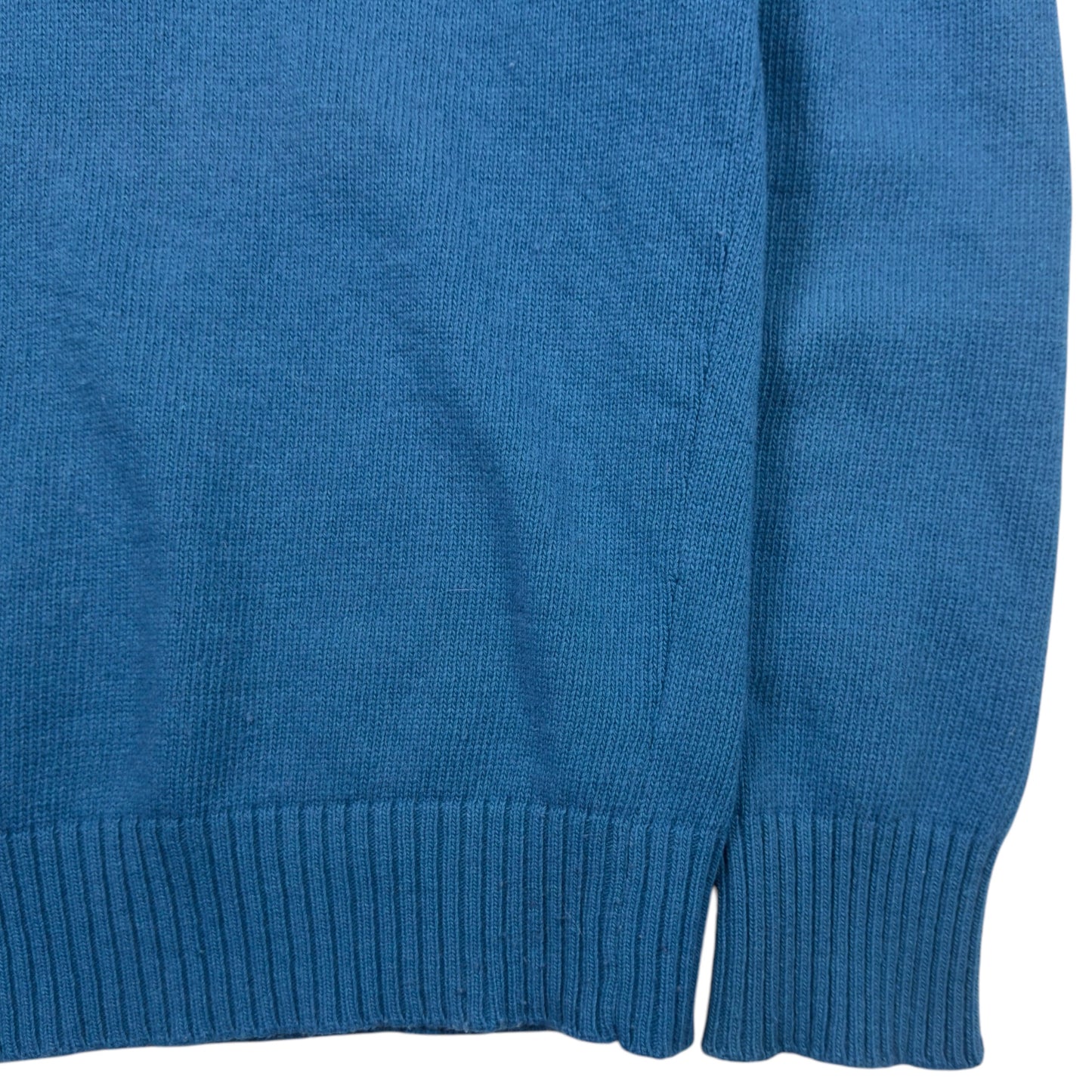 A/W 12 Stone Island Knitted Quarter Zip Sweater - Blue