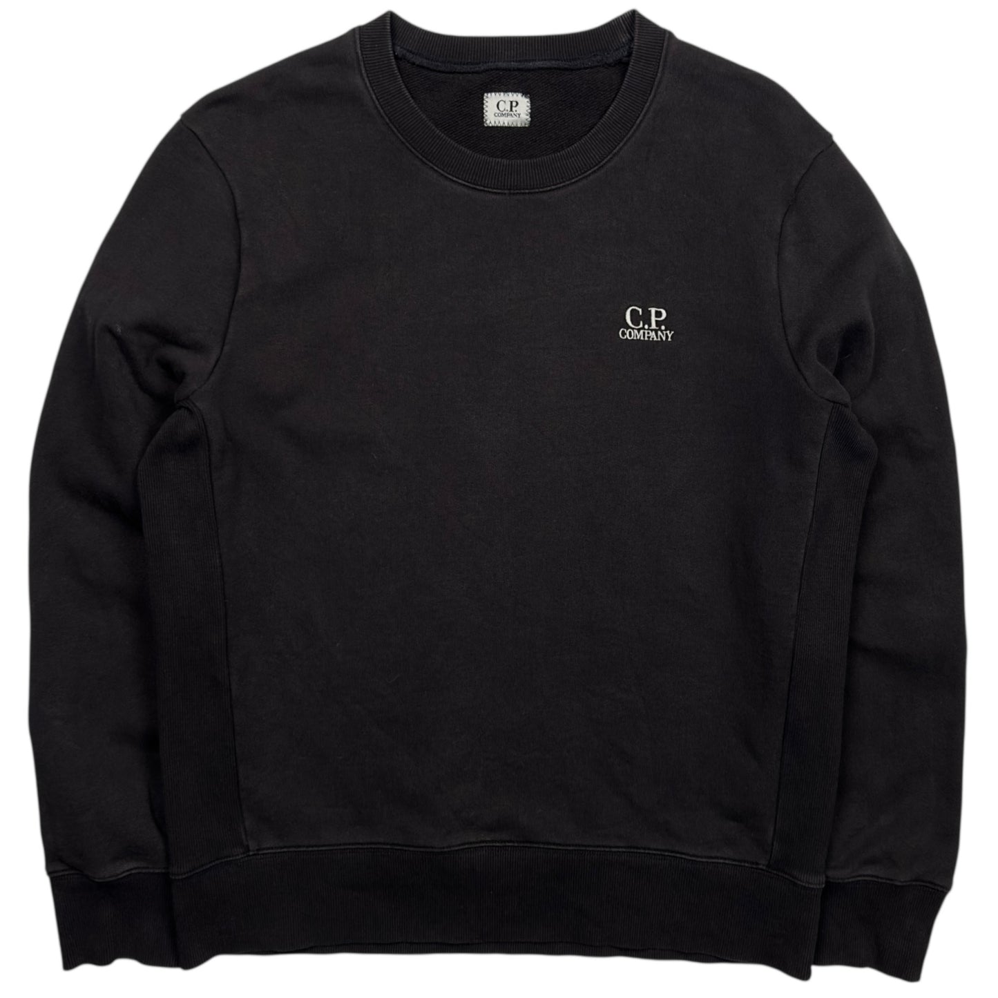 C.P. Company Chest Logo Sweater - Black