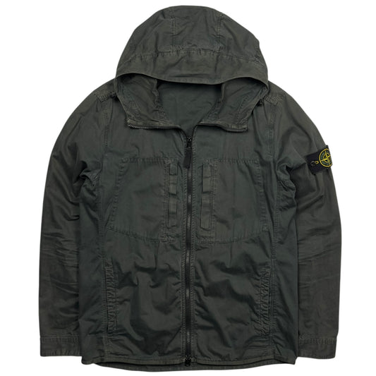 A/W 17 Stone Island Hooded Overshirt - Dark Green