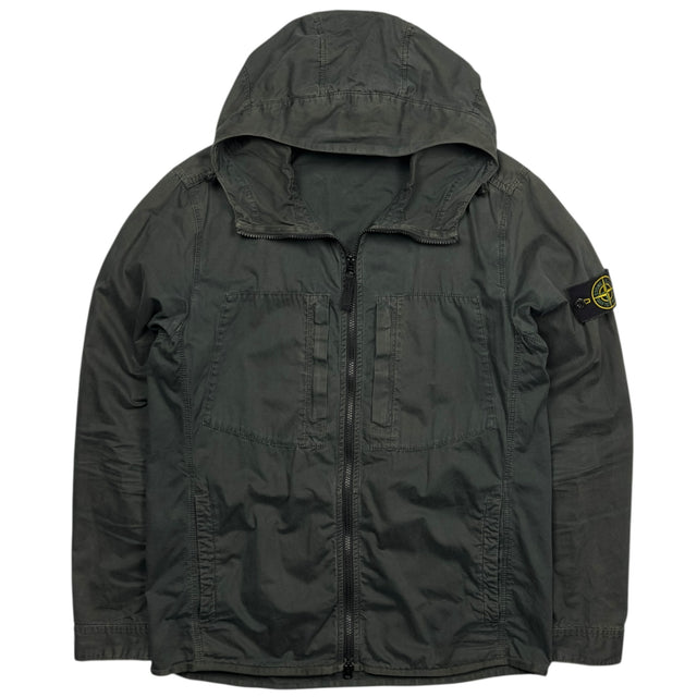 A/W 17 Stone Island Hooded Overshirt - Dark Green