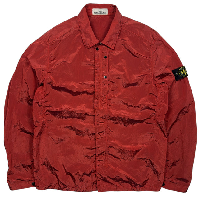 S/S 16 Stone Island Nylon Metal Overshirt - Red
