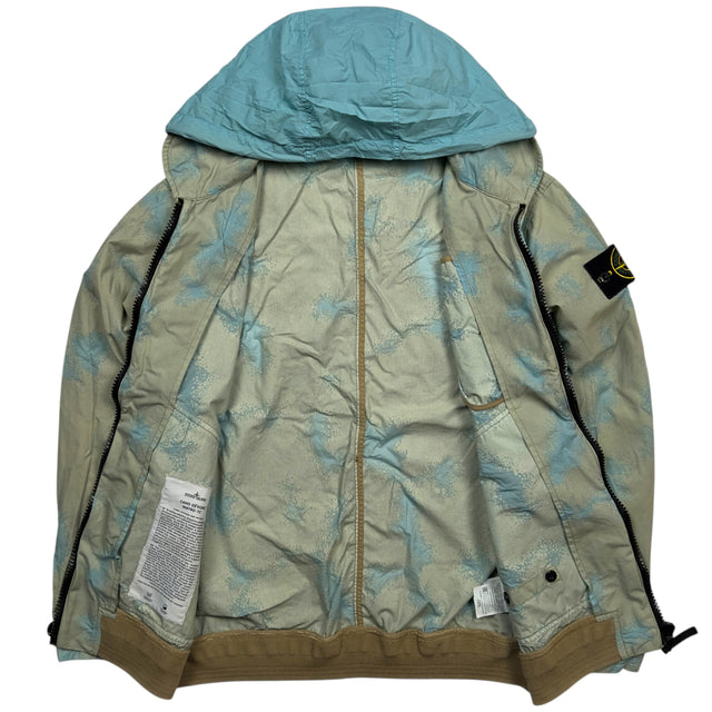 S/S 20 Stone Island Camo Devore Watro TC Flight Jacket