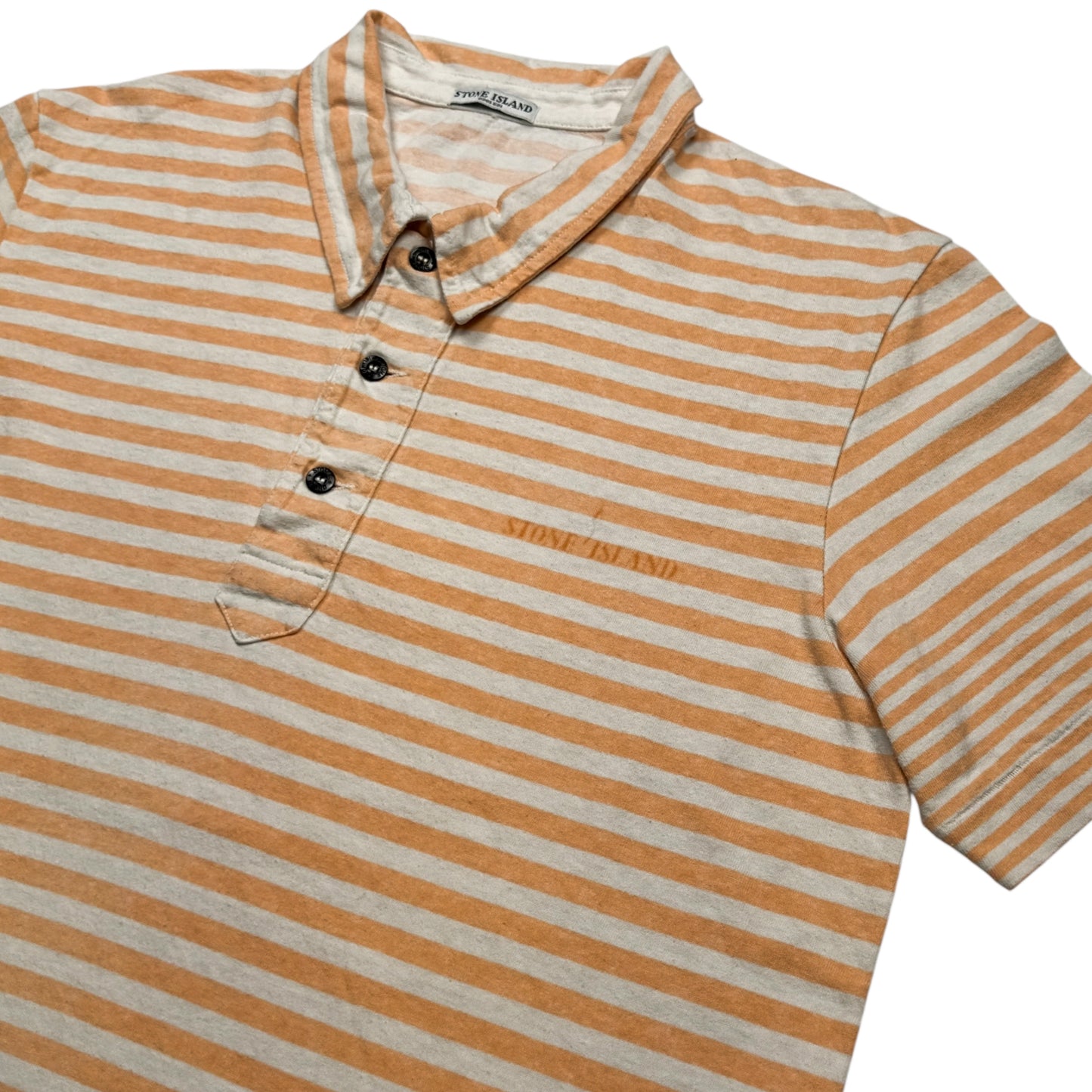 S/S 07 Stone Island Striped Polo Shirt
