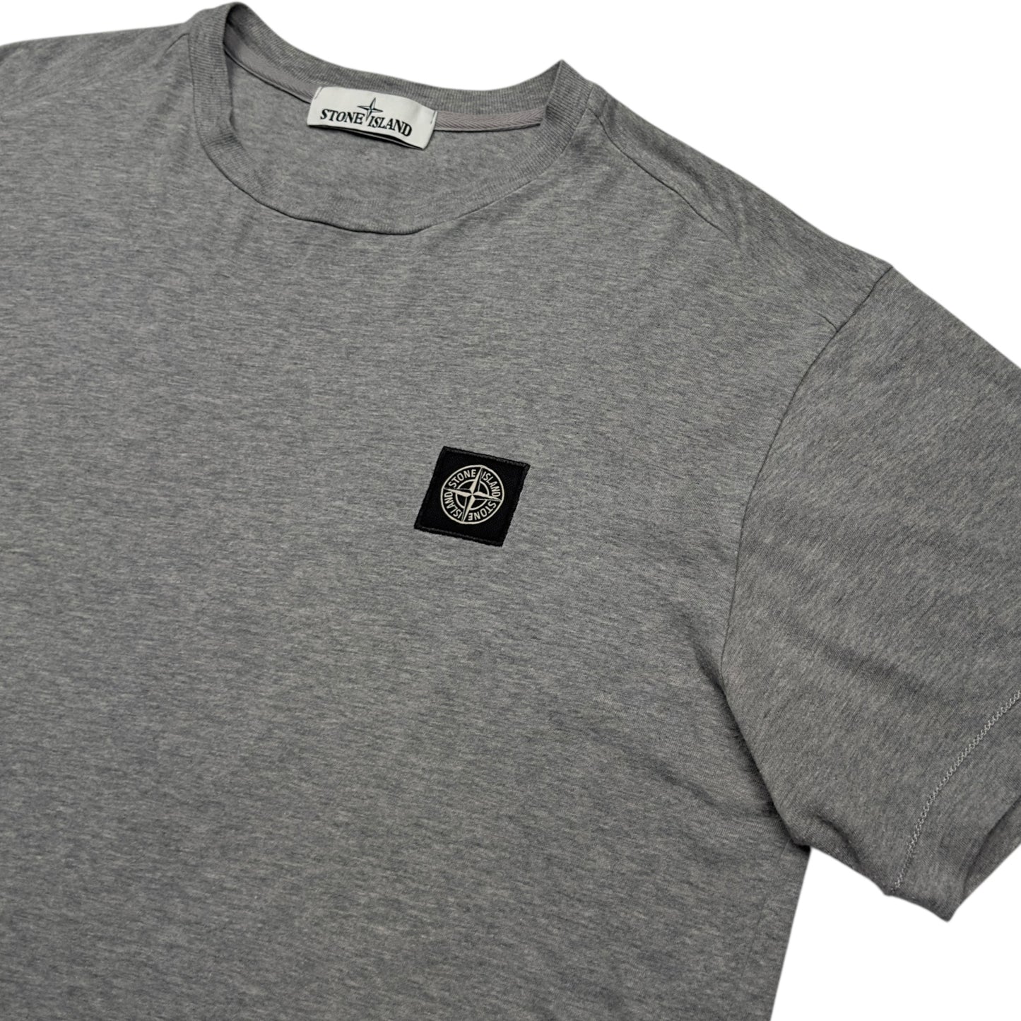 S/S 19 Stone Island Patch T-Shirt - Grey