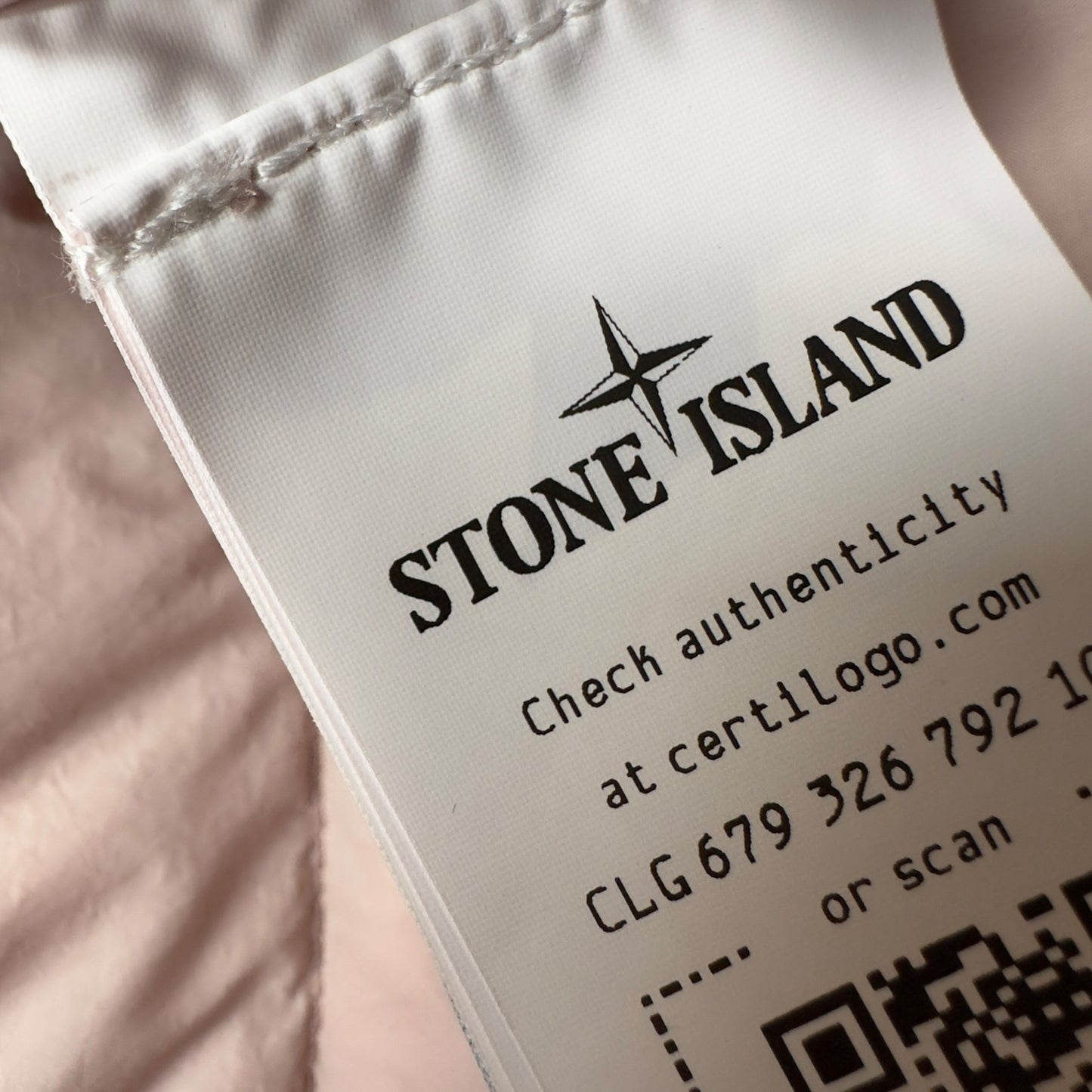 A/W 22 Stone Island Naslan Light Watro Down TC - Dusty Pink