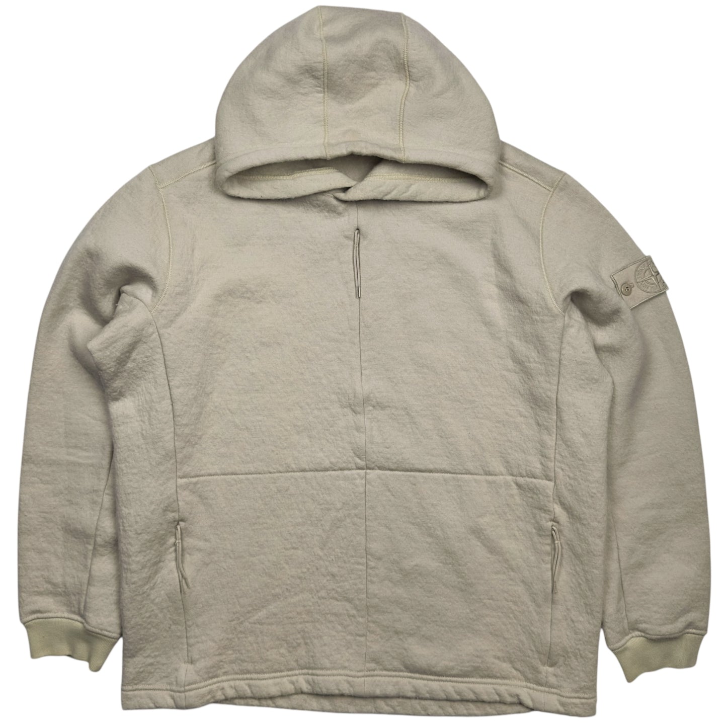A/W 18 Stone Island Ghost Wool Hoodie - Cream