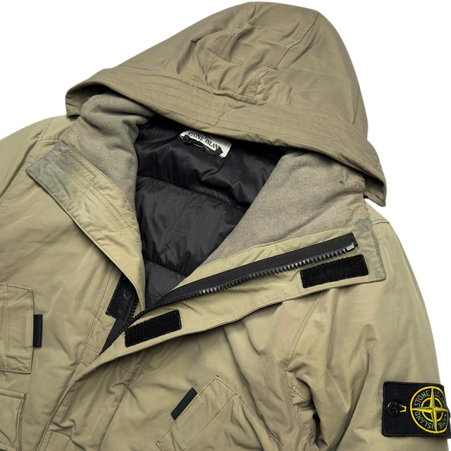 A/W 18 Stone Island Micro Reps with Primaloft Jacket - Khaki