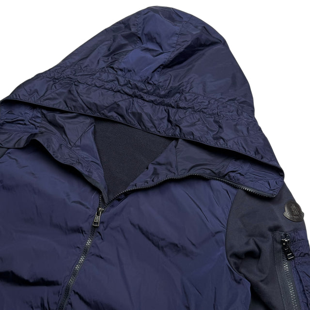 Moncler Maglia Cardigan Hybrid Jacket - Navy