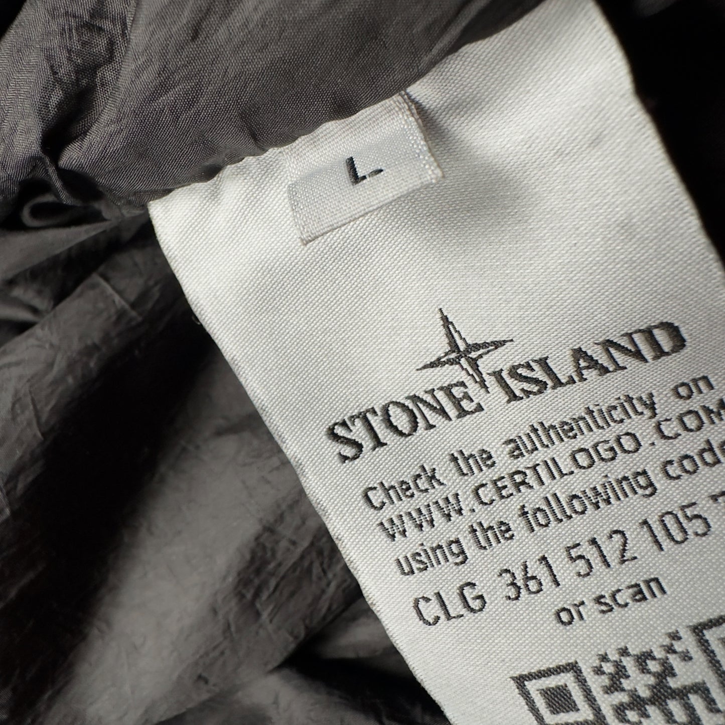 A/W 18 Stone Island Crinkle Reps NY Down Puffer Jacket - Black