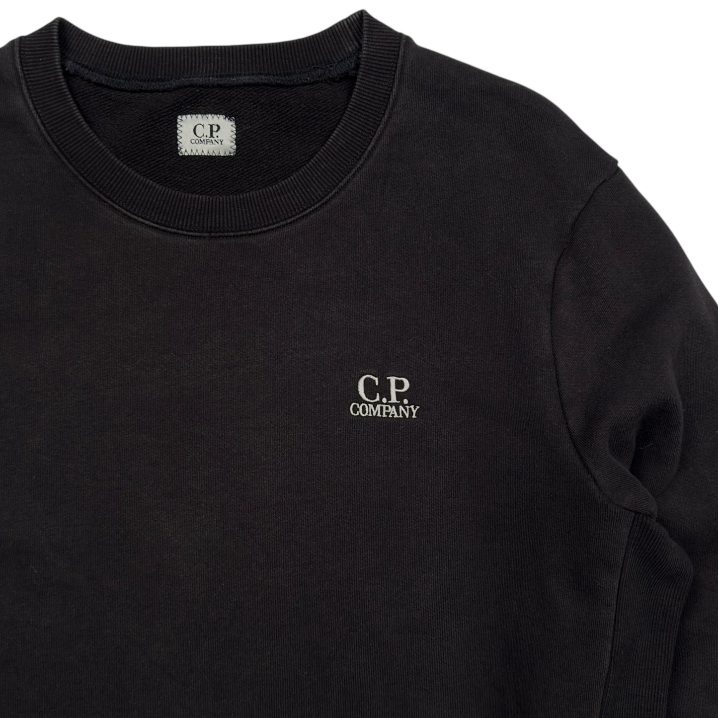 C.P. Company Chest Logo Sweater - Black