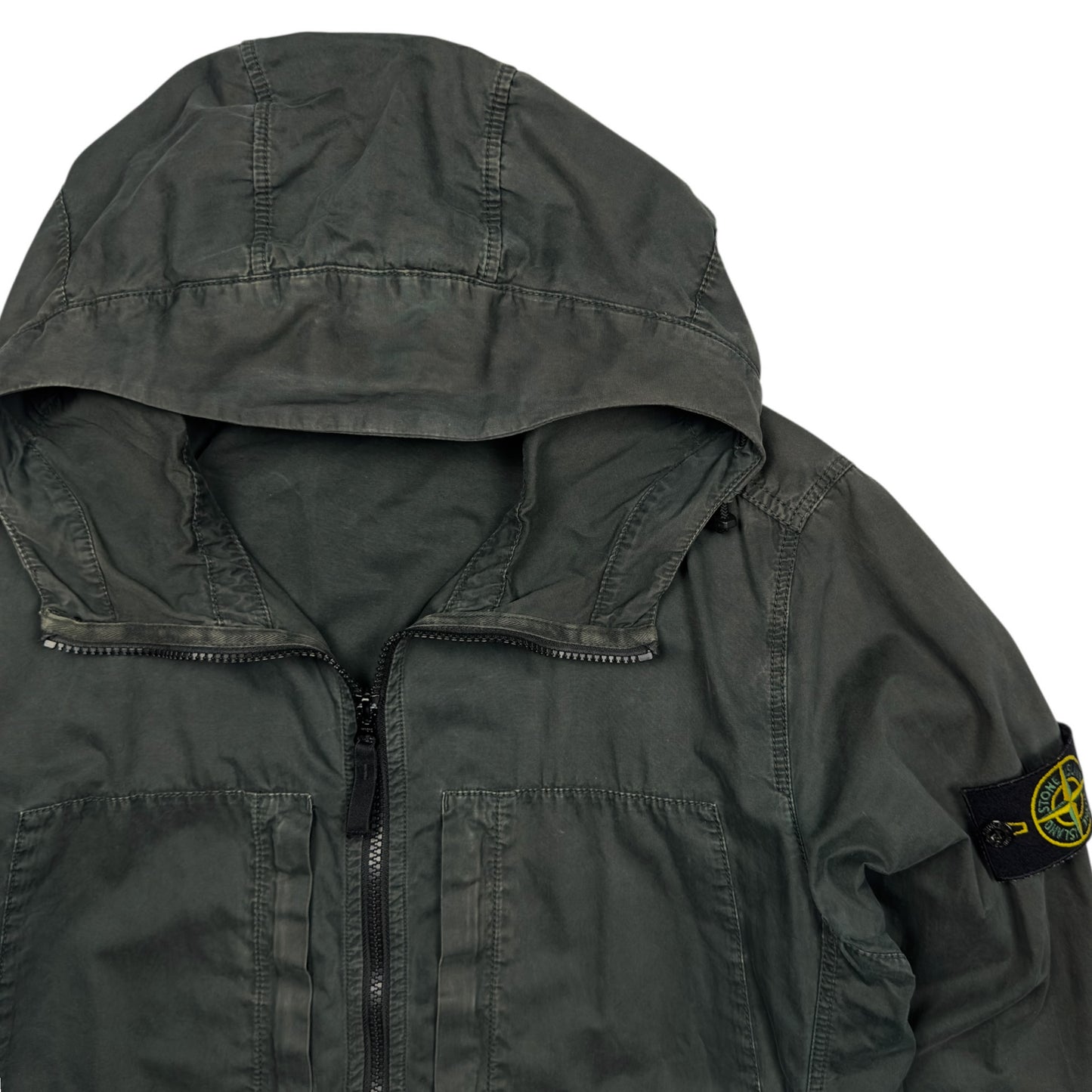 A/W 17 Stone Island Hooded Overshirt - Dark Green