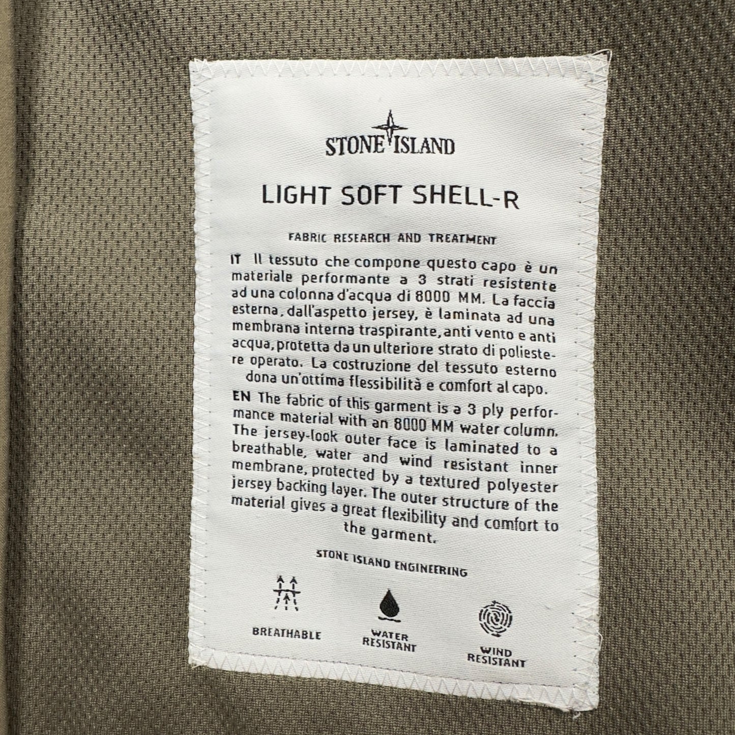 Stone Island Light Soft Shell R - Beige