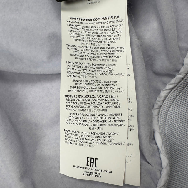 A/W 18 Stone Island Lamy Flock Jacket - White