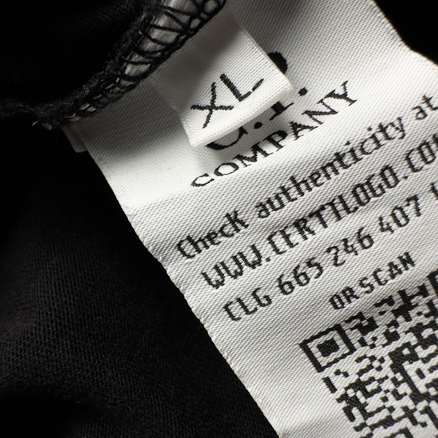 C.P. Company Large Spell Out T-Shirt  - Black