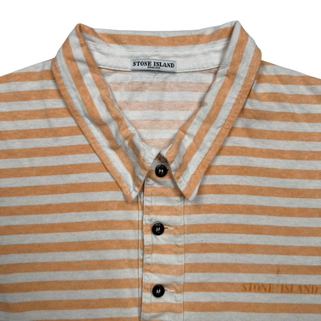 S/S 07 Stone Island Striped Polo Shirt