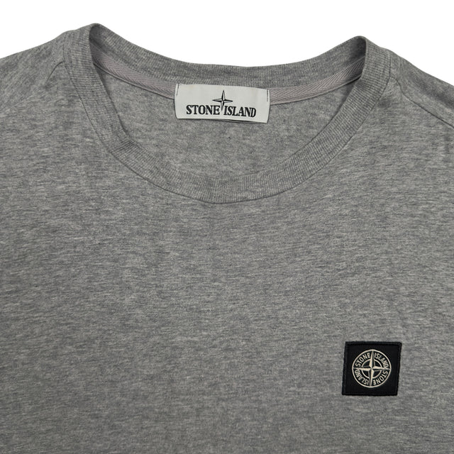 S/S 19 Stone Island Patch T-Shirt - Grey
