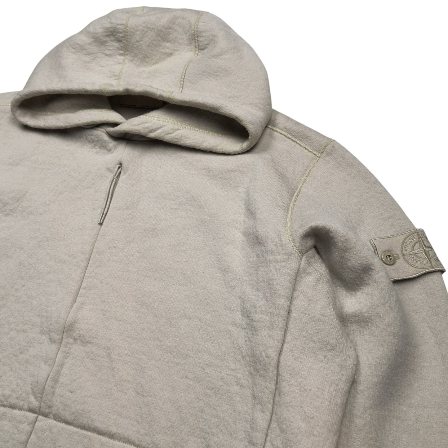 A/W 18 Stone Island Ghost Wool Hoodie - Cream